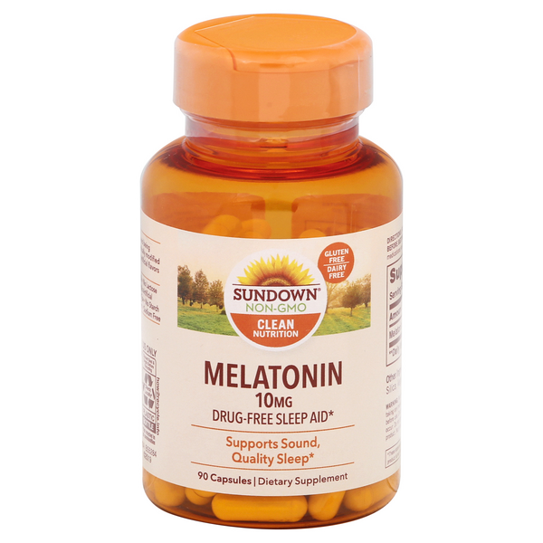 Sundown Naturals Melatonin Capsules 10mg