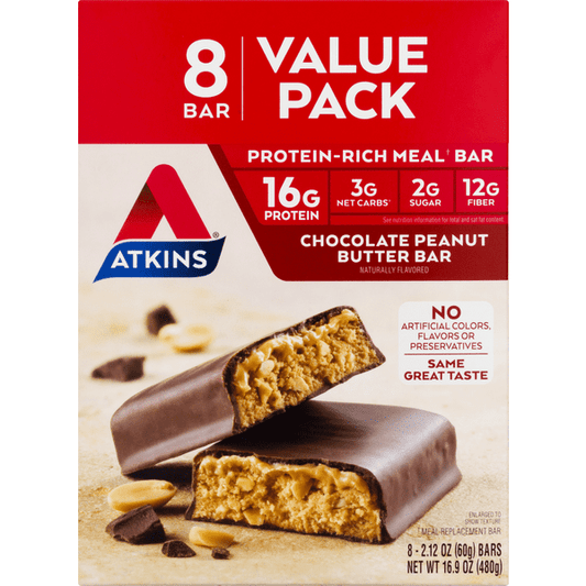Atkins Chocolate Peanut Butter Meal Bars