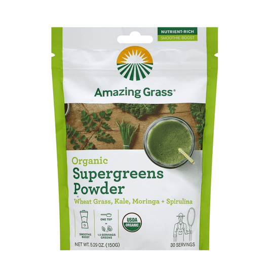 Amazing Grass Organic Supergreens Powder