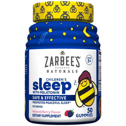 Zarbee's Naturals Children's Sleep with Melatonin Gummies, Natural Berry Flavor