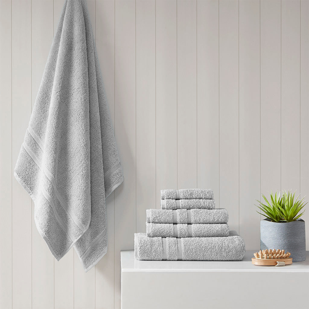 6 Piece Ultimate Comfort Cotton Towel Set (3 Colors)