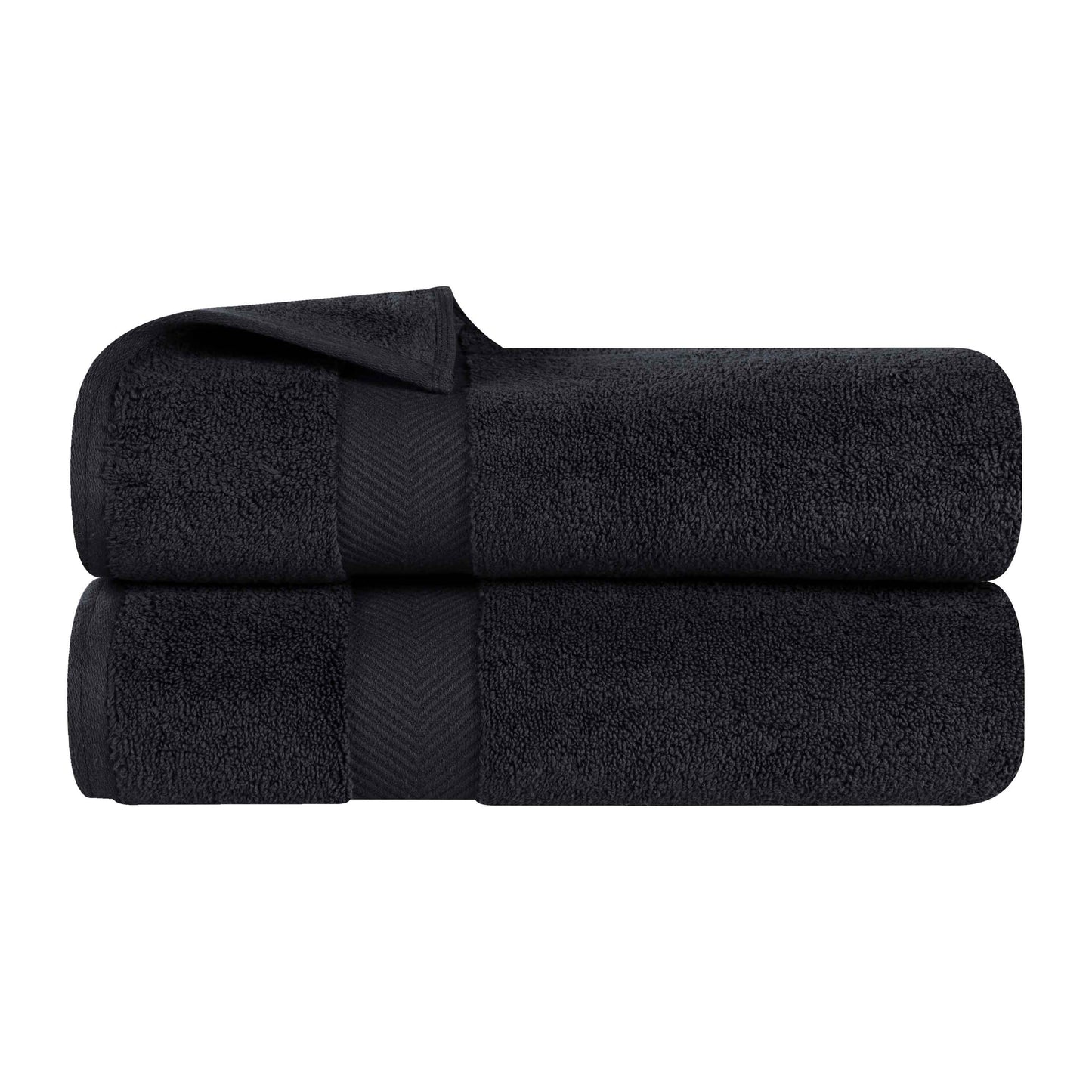 Zero Twist Cotton 2 Piece Bath Towel Set