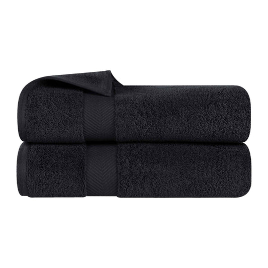 Zero Twist Cotton 2 Piece Bath Towel Set