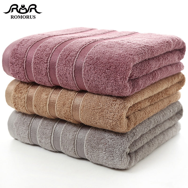 Absorbent Bamboo Fiber Bath Towel Set
