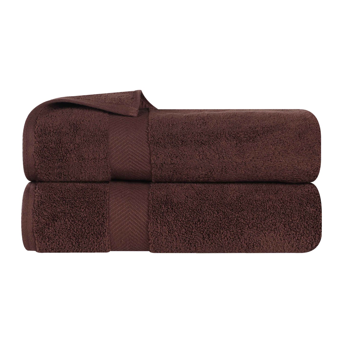 Zero Twist Cotton 2 Piece Bath Towel Set