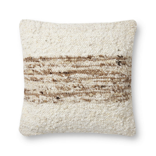 Amber Lewis Marie Pal0031 Ivory / Camel Pillow