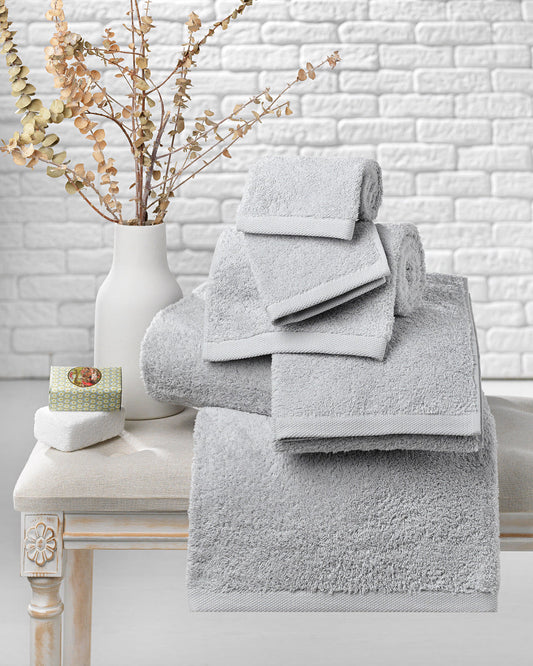 600gsm Towel Bale in Silver Grey