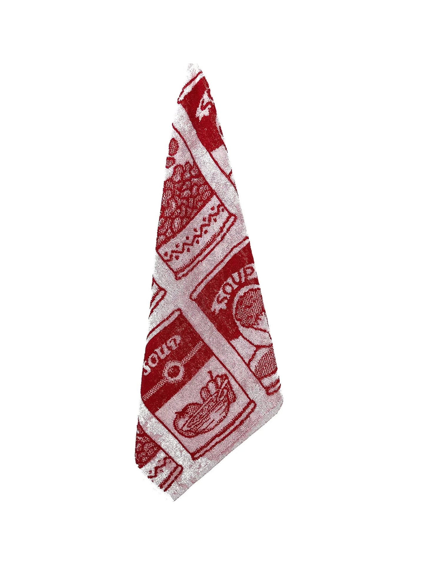 Soup Cans Kitchen Towel Terry Weston Table