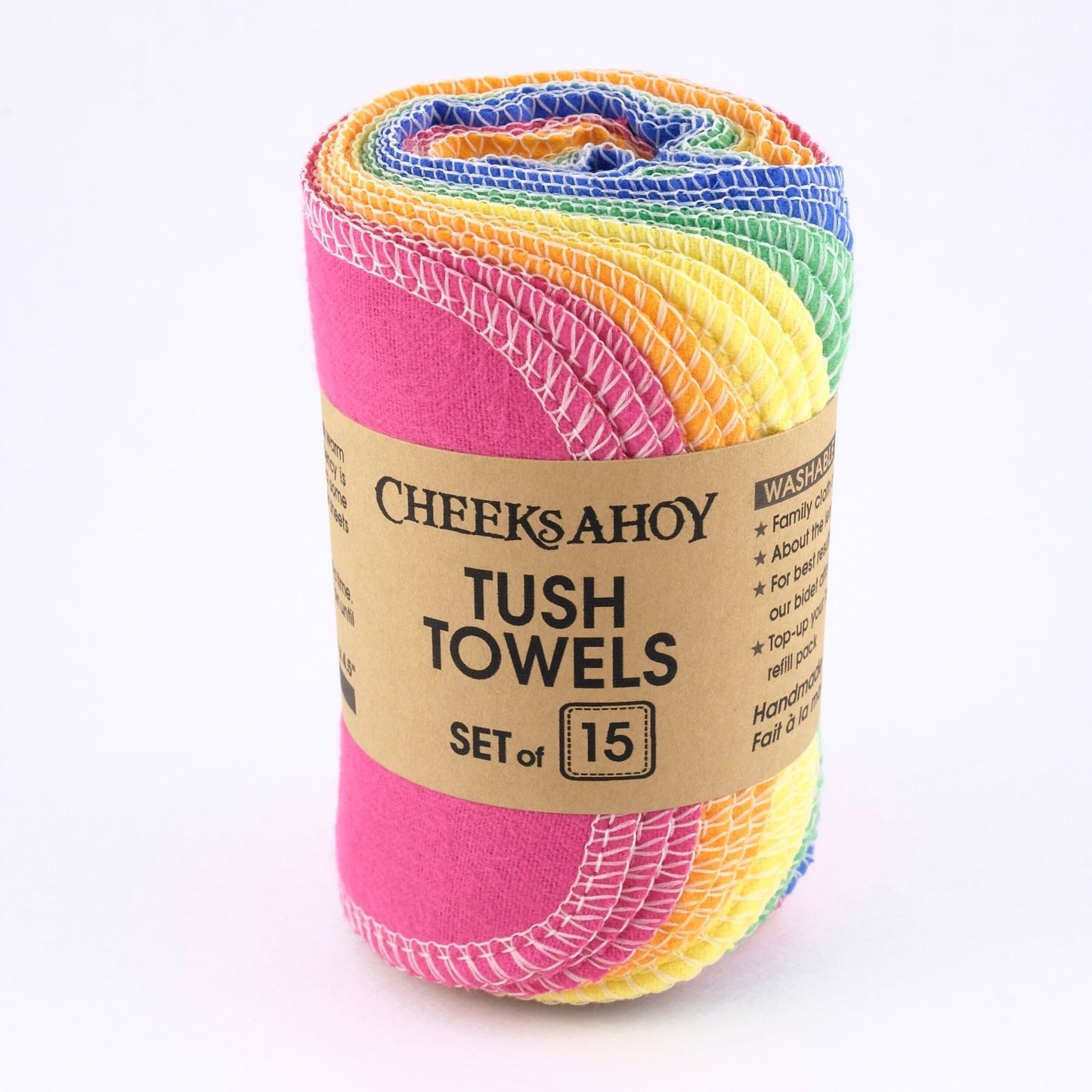Tush Towels • Reusable Toilet Tissue •
