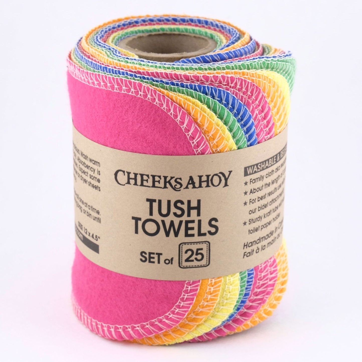 Tush Towels • Reusable Toilet Tissue •