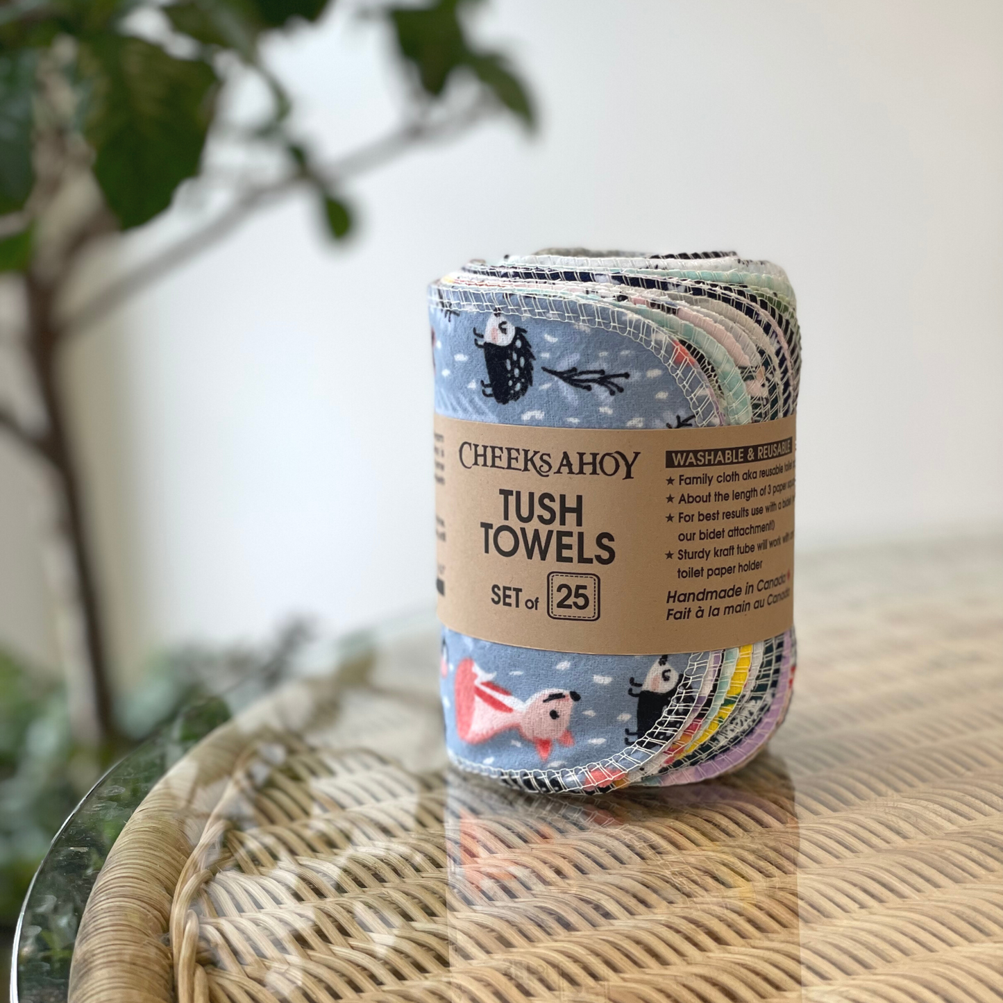 Tush Towels • Reusable Toilet Tissue •