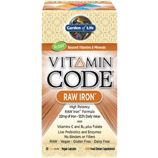 Vitamin Code Raw Iron 30vcaps