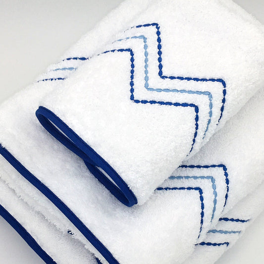 Zig Zag Pearls Towel Collection