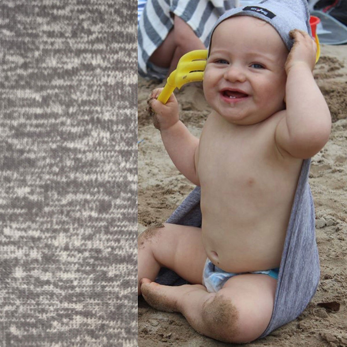 UPF 50+ Sunscreen Towel with Hood