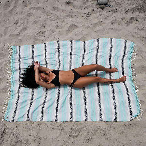 XL Mint Baja Towel by Sand Cloud