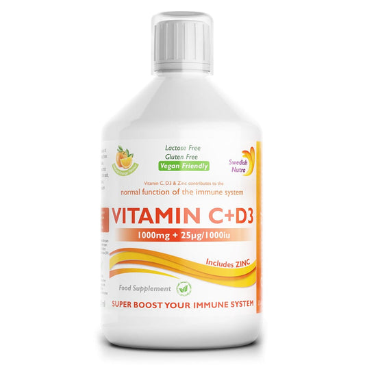 Swedish Nutra Vitamin C & Vitamin D3 500ml
