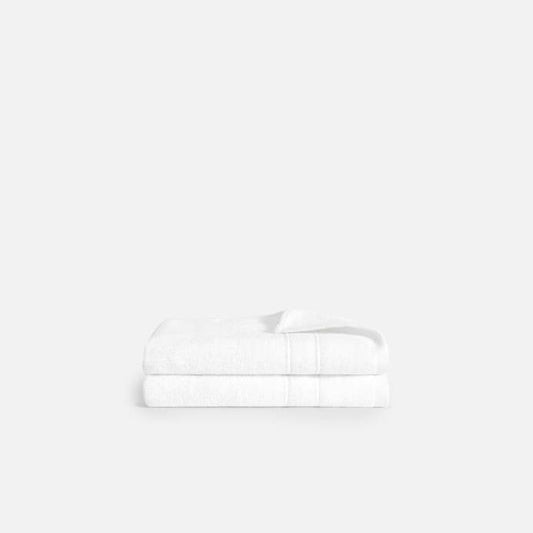 The Wrap Terry Hand Towel - White Bath Towels & Washcloths