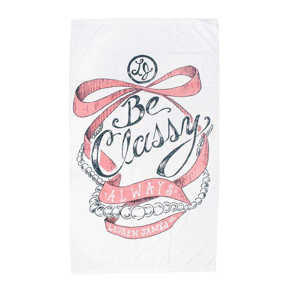 Be Classy Beach Blanket by Lauren James