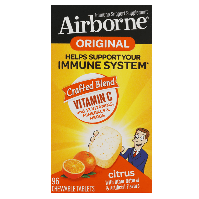Airborne Citrus Chewable Tablets