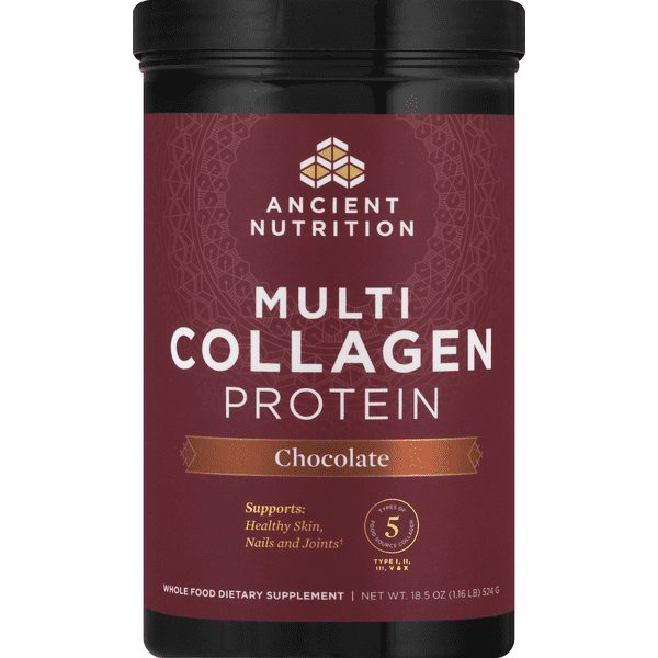 Ancient Nutrition Multi Collagen Protein, Chocolate