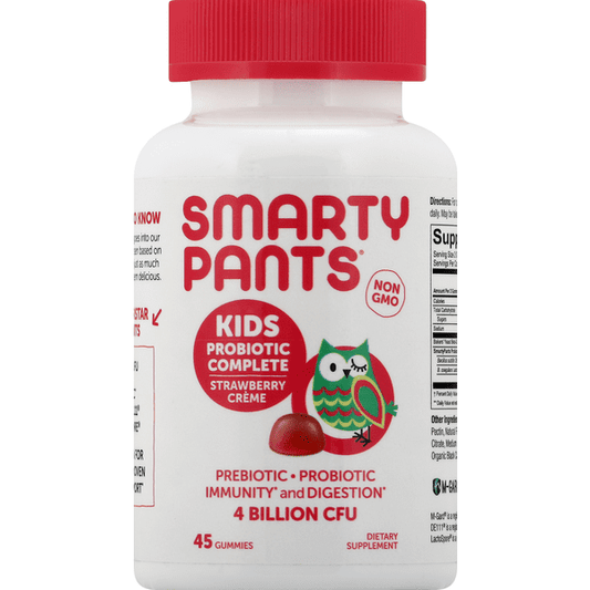 SmartyPants Kids Probiotic Strawberry Creme Gummies