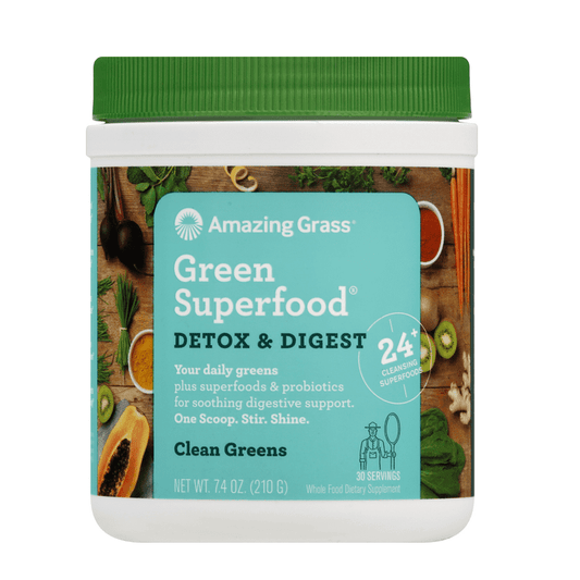 Amazing Grass Detox & Digest Clean Greens Green Superfood
