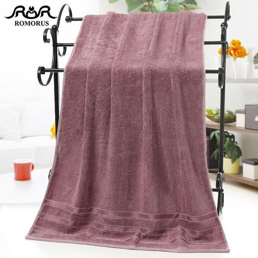Absorbent Bamboo Fiber Bath Towel Set