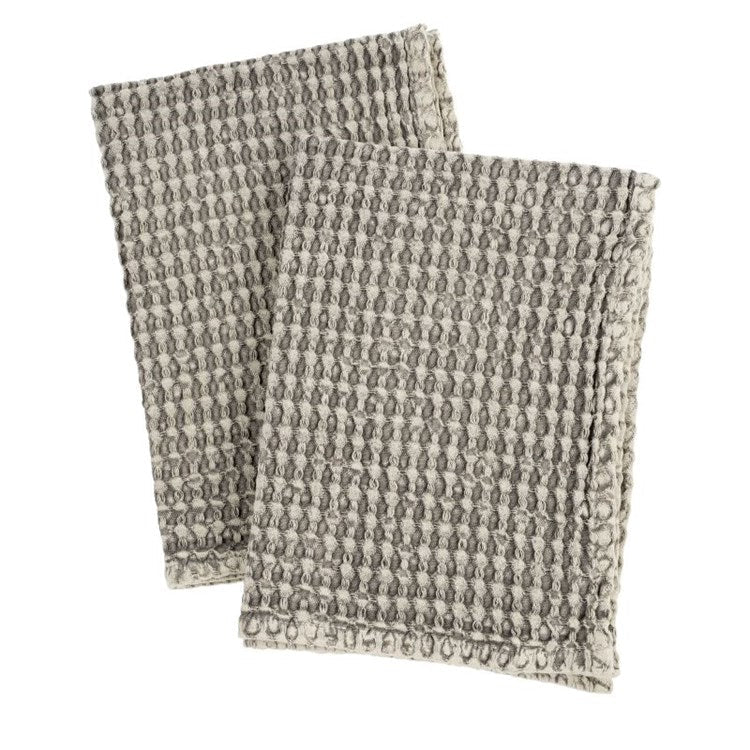 stonewashed waffle kitchen towel