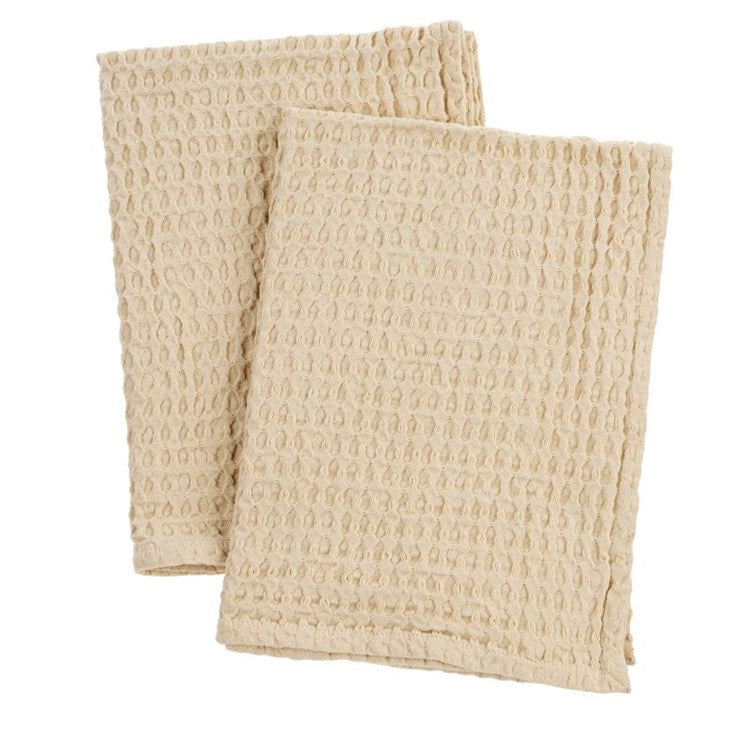 stonewashed waffle kitchen towel