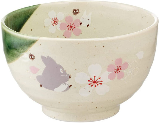 Totoro Traditional Japanese Dish Series - Small Rice Bowl (Sakura/ Cherry Blossom) "My Neighbor Totoro", Skater