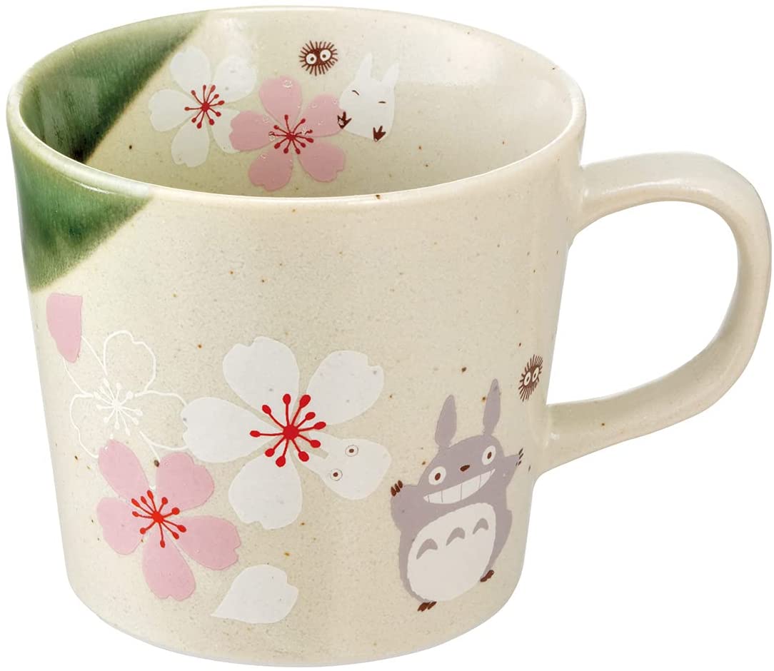 Totoro Traditional Japanese Dish Series - Mug (Sakura/Cherry Blossom) "My Neighbor Totoro", Skater