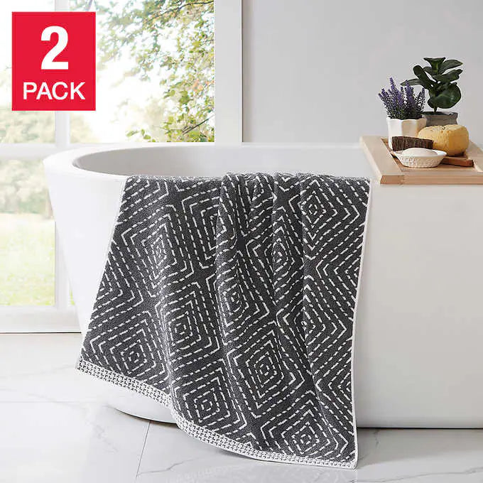 Bellora Hayley Cotton Bath Towel, 2-Pack