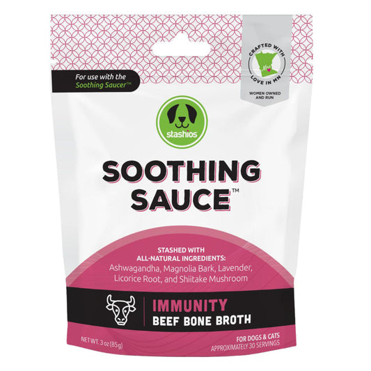 Stashios Soothing Sauce Bulk Immunity Beef 3oz,