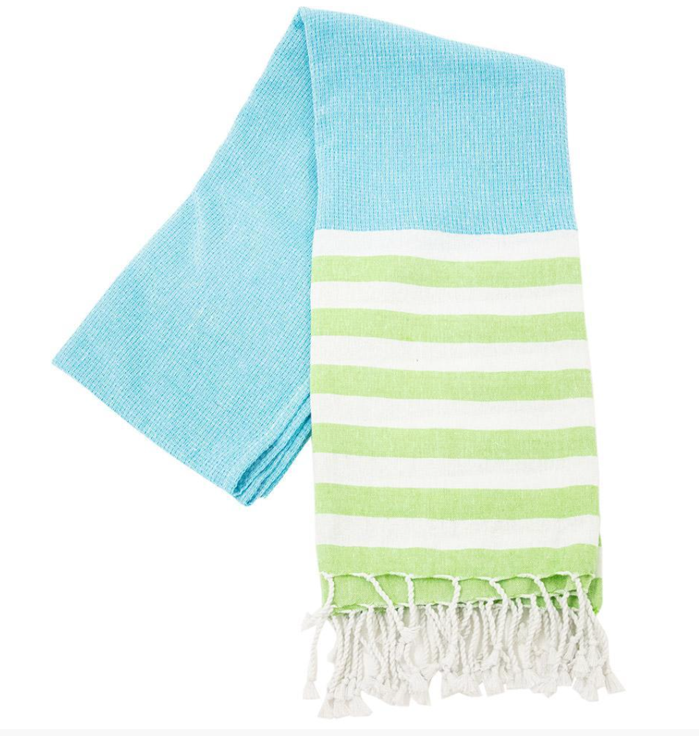 Striped Fringed Beach Towels