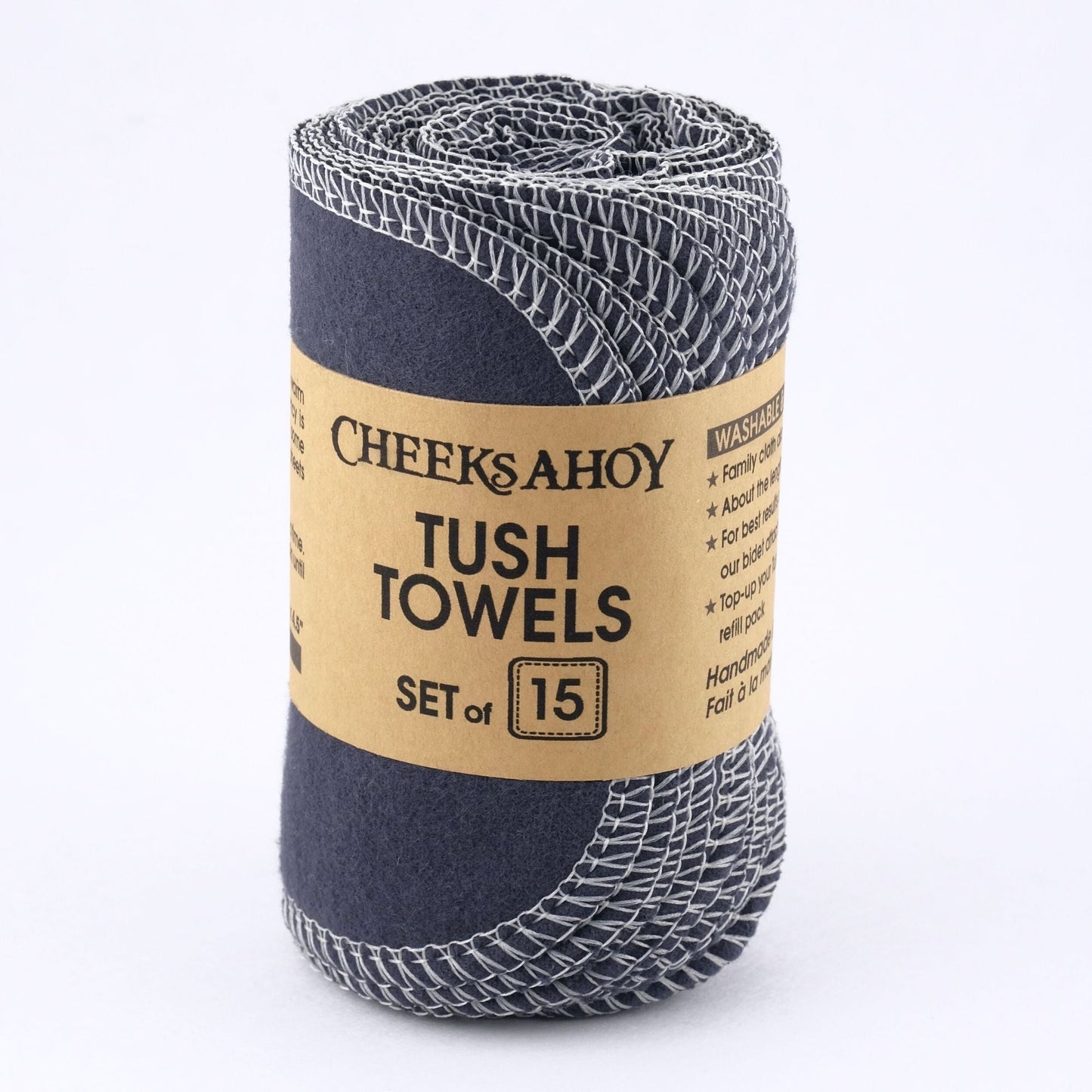 Tush Towels • Reusable Toilet Tissue •