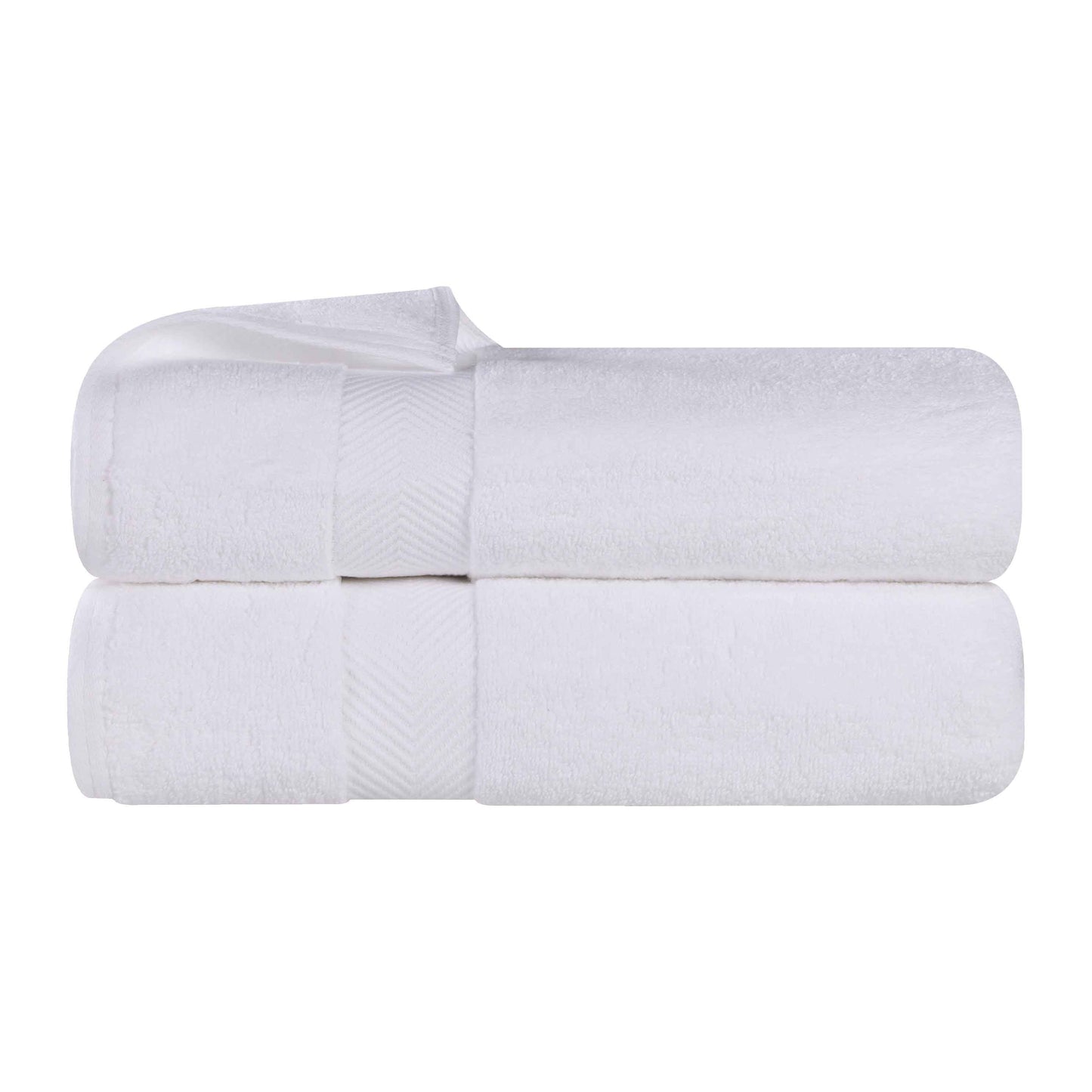 Zero Twist Cotton 2 Piece Bath Towel Set