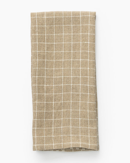 Windowpane Linen Tea Towel