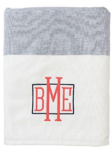 Block Pareo Beach Towel Beach Towels Kassatex Indigo Blue