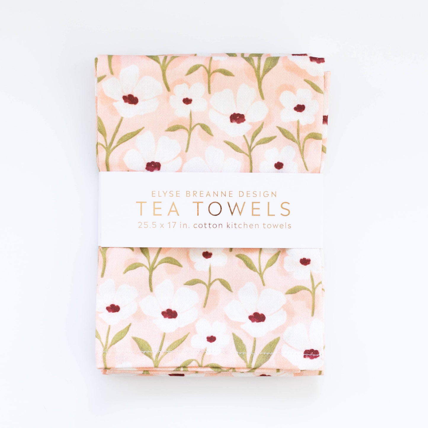 White Anemone Tea Towels | 2 Pack