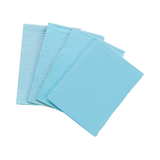 Tidi® Choice Nonsterile Blue Procedure Towel, 13 x 18 Inch