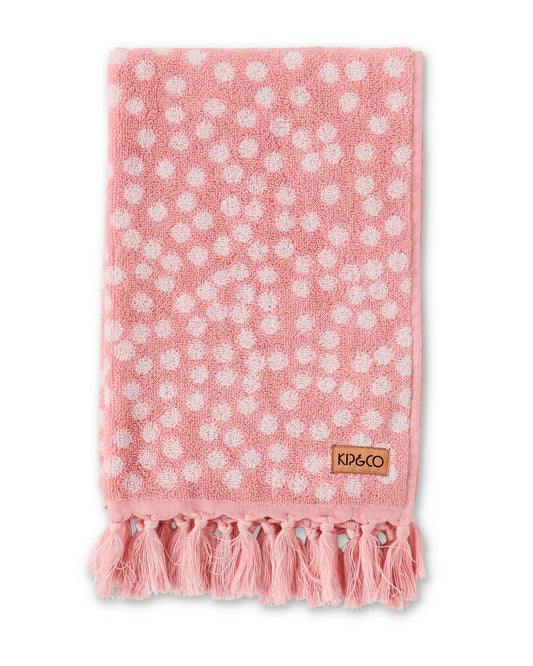 Strawberry Lamington Terry Hand Towel