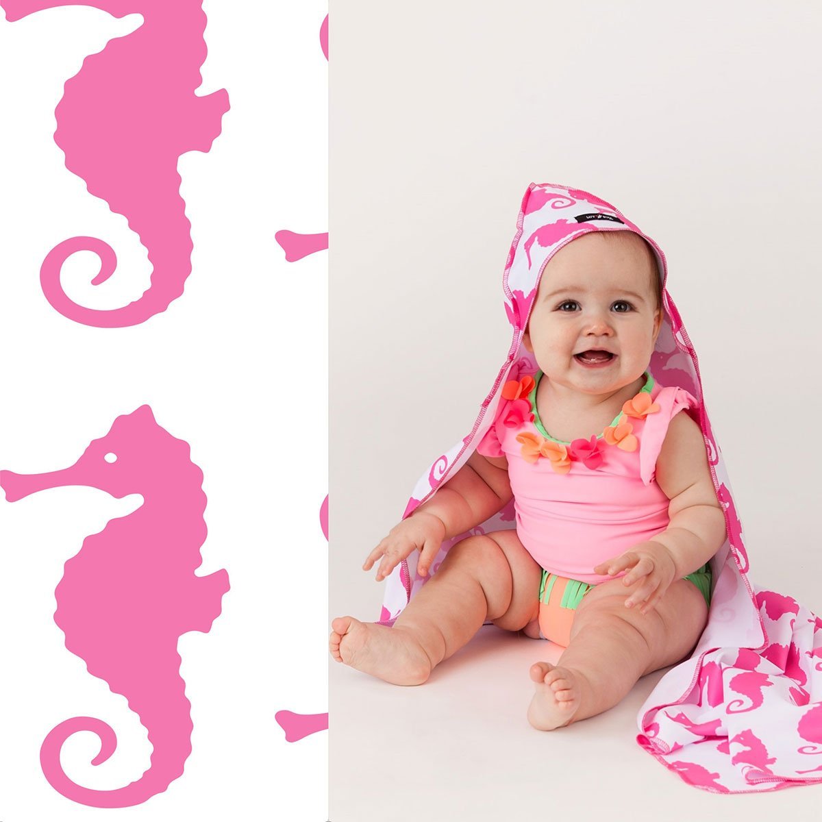 UPF 50+ Sunscreen Towel with Hood