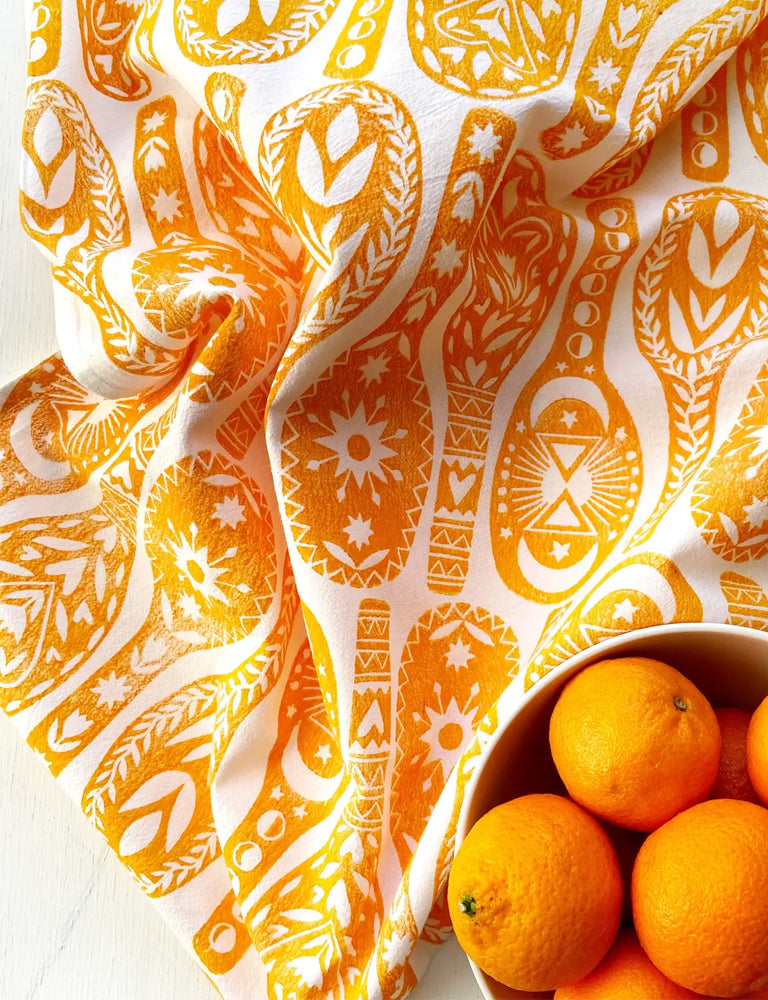 Block Print Tea Towels