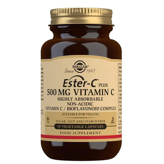 Solgar Ester-C Plus 500mg Vitamin C 50 Vegetable Capsules