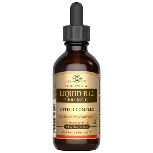 Solgar Liquid B12 2000mcg with B-Complex 59ml