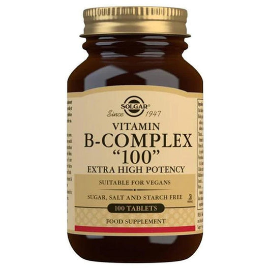 Solgar Vitamin B-Complex "100" Extra High Potency 100 Tablets