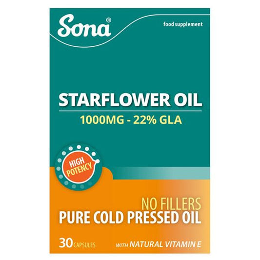 Sona Starflower Oil 1000mg 30 Capsules