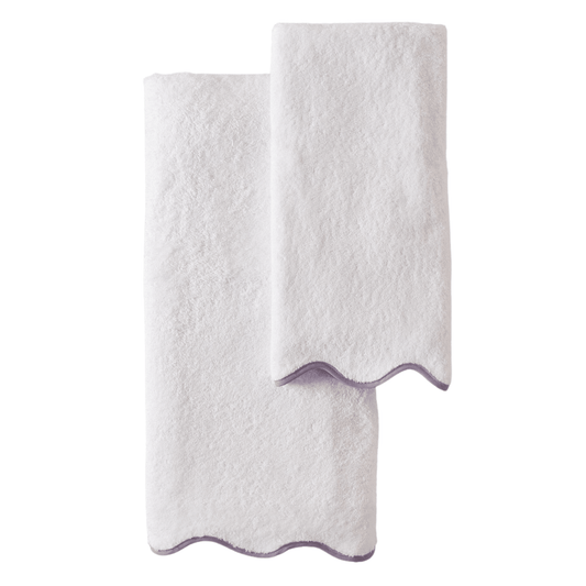 Tess Scalloped Bath Towels