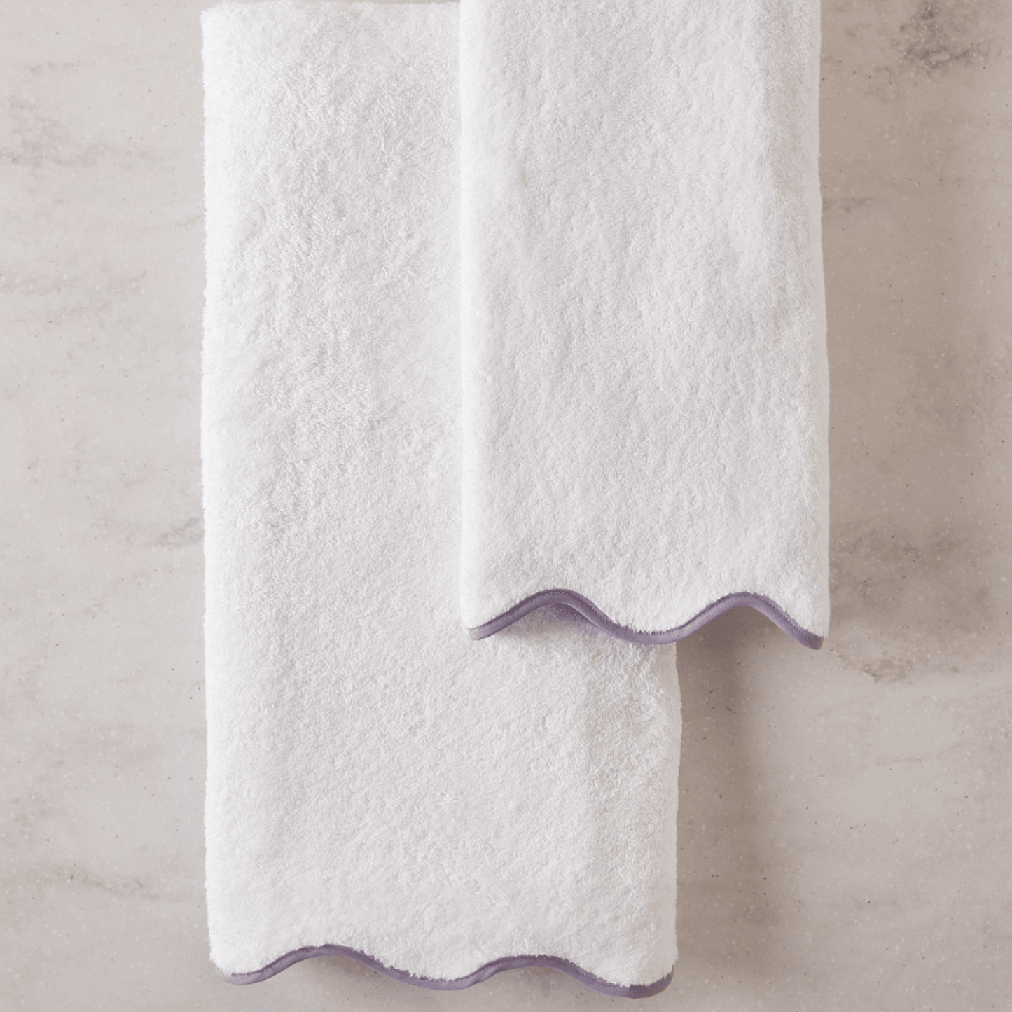 Tess Scalloped Bath Towels