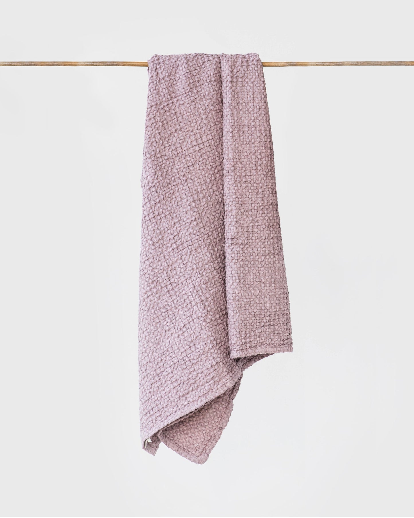 Waffle Bath Towel in Woodrose